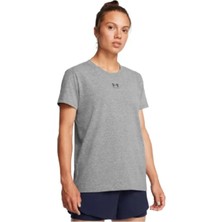 Under Armour Ua Rival Core Ss 1383648-025 Gri Tişört
