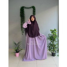 Yüsra Collection Tesettür Erva Abaya ve Gölgeli Sufle 2'li Takım