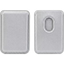İtarz iPhone 11 12 13 14 15 16 17 Plus Pro Max Manyetik Tutucu Deri Magsafe Cüzdan Kartlık Kılıf