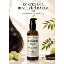 Minia Bahçe Besleyici Saç Bakım Yağı – 100 ml | Saç Derisi ve KöktenUca Yoğun Bakım