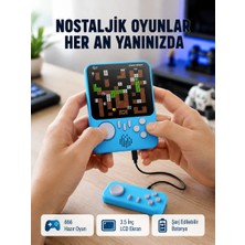 Aesco 666 Klasik Oyunlu Mini Retro Konsol – Büyük Ekran Desteği