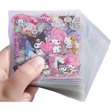 Sheker Home Kuromi My Melody Hello Kitty Cinnamoroll Suya Dayanıklı 15 Yaprak Sticker Seti