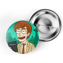 İberk 5 Adet Iğneli Çanta Rozeti - Light-Yagami - Rick Morty Dünyası Efektli