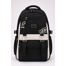 Wander Bag 7370 Kore Tarzı Çok Bölmeli, Geniş Iç Hacimli, Suluk Cepli Okul ve Günlük Sırt Çantası