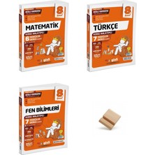 Gizli Yayınları Gizli Lgs 2027 8. Sınıf Matematik Fen ve Türkçe 3lü Set Konu Anlatımlı Modüler Dergi + Telefon Standı