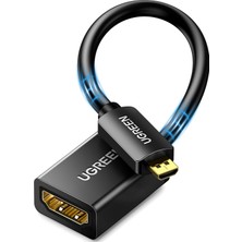 1001 Mikro HDMI Adaptörü 4K 60Hz Mikro HDMI - HDMI Adaptörü 3D 1080P HDMI Tip D - A Mikro HDMI Adapt�