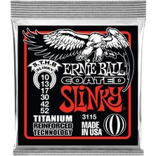 1001 Sıska Üst/ağır Alt Slinky Kaplamalı Titanyum Rps Elektro Gitar Telleri, Ölçü 10-52