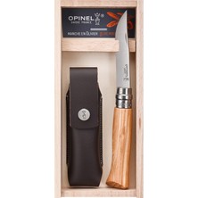 1001 Inox Ahşap Kutulu & Kılıflı Zeytin Saplı Unisex, Kahverengi, Nr.8