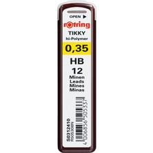 1001 Tikky Hi-Polymer Mekanik Kurşun Kalem Ucu, 0,35MM, Hb