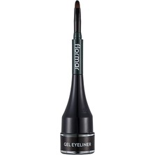1001 Akma-Bulaşma Yapmayan Yüksek Pigmentli & Mat Bitişli Kremsi Jel Eyeliner