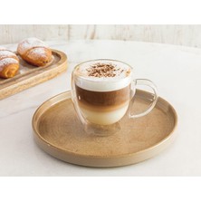 1001 Valentano Çift Camlı Bardak - Tekli - 240ML