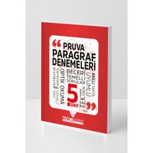 Pruva Akademi Pruva 5. Sınıf Paragraf Denemeleri Video Çözümlü Yeni Nesil Optik Okuma Kitabı