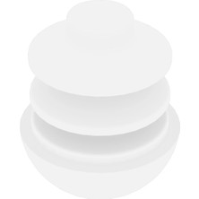 CATEKSSS 21 mm Kademeli Iç Profil Pabucu Küre Beyaz