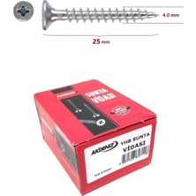 CATEKSSS 4X25 Akdeniz Sunta Vidası (500 Adet)