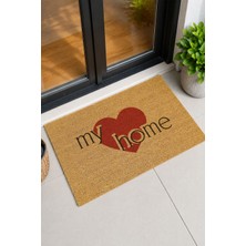 Reflexa Kapı Önü Coco Paspas "my Home" Yazılı Kalpli 60 x 40
