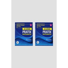 Gür Yayınları 30 Günde Pratik Matematik 1 ve 2 – Matematiği Öğrenmek Isteyenler Için 2 Kitap Set | Güray Küçük