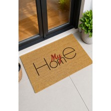 Reflexa Kapı Önü Coco Paspas "my Home" Yazılı Kırmızı Detaylı 60 x 40