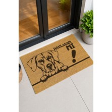 Reflexa Kapı Önü Coco Paspas "havlasam Mı?" Yazılı Köpek Desenli 60 x 40