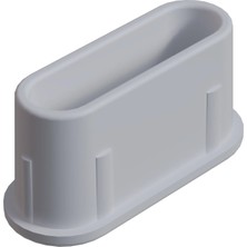 CATEKSSS 16X40 mm Elips Profil Tapası Beyaz