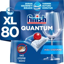 1001 Quantum 80 Kapsül Bulaşık Makinesi Deterjanı Tableti (1 x 80 Kapsül)