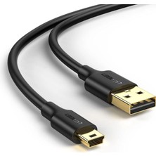 1001 Mini USB Data ve Şarj Kablosu 50 Cm, Siyah
