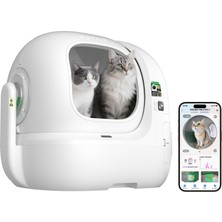 1001 Purobot Max Pro 2 Kendi Kendini Temizleyen Kedi Tuvaleti, Kameralı Kendi Kendini Temizleyen Kedi Tu