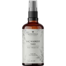 1001 Saç Maskesi Yağı 50 ml Cam ŞIŞEDE%100 Saf ve Doğal (Hair Mask Oil)