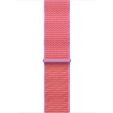 1001 Watch Band - Spor Loop - 46 mm - Parlak Guava - Standart