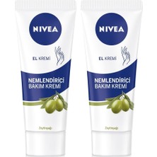 1001 El Kremi Zeytinyağlı Nemlendirici Bakım Kremi (75 Ml) 2li Paket