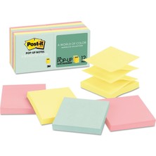 1001 Pop-Up Notlar, 3x3 Inç, 12 Ped, Amerika'nın 1 Numaralı Favori Yapışkan Notları, Beachside Caf�