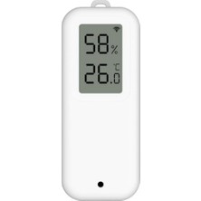 1001 Wifi Mini LCD Ekranlı Sıcaklık ve Nem Sensörü (Tuya - Smartlife Uyumlu) IP65