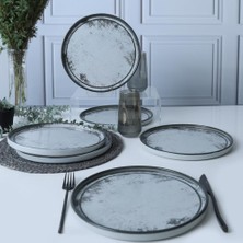 1001 Vintage Mist Skackable Servis Tabağı 27 cm 6 Adet 21778