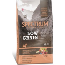1001 Lıder Spectrum Low Grain Kuzu Etli ve Yaban Mersinli Mini ve Küçük Irk Yetişkin Köpek Maması 2