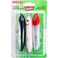 1001 Saltwater Super Spook Jr - 3'lü Paket PK3X9236-2, Çoklu, Tek Boyut