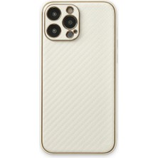 Renas Store Iphone 13 Pro Kılıf Coco Karbon Silikon - Beyaz