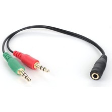 1001 DK-CB-AUC02 20 cm Rca Stereo - 3.5 mm Ses Dönüştürücü Kablo