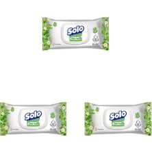 1001 Islak Havlu Kapaklı 90 Yaprak 3lü Paket