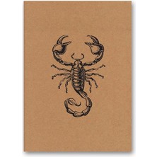 1001 Kraft Defter Düz Akrep
