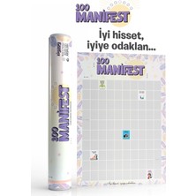 1001 100 Manifest Kazı Kazan Poster Motivasyon ve Kişisel Gelişim