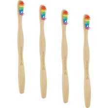 1001 Brush Orta Proud Edition Renkli Yetiştkin Diş Fırçası (4 Paketi)