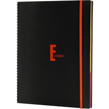 1001 Elegance A5 Defter Çizgili 160 Syf Spiralli
