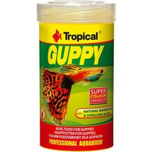 1001 Guppy 100ML 20GR Lepistes Için Pul Yem