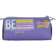 1001 Be Happy Tek Bölmeli Unisex Kalemlik, Be Happy, Mor, Üniseks Çocuk