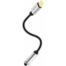 1001 Hp-19 Ios Aux Dönüştürücü – Lightning Girişli iPhone & iPad Için Ses Adaptörü (30 Cm)