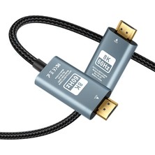 1001 HDMI To HDMI Kablo, 8k 60Hz 200CM Yüksek Hızlı, HDMI Kablo 2 Metre Kablo Uzunluğu Vrr Tv/ps5/ps4