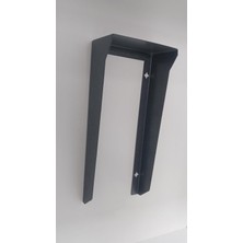 1001 Diafon Small Zil Paneli Kapı Zili Koruyucu Metal Yağmurluk Aparatı 15 x 34,5 x 8 Antrasit