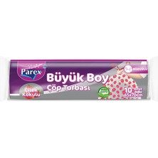 1001 Büzgülü Çöp Torbası Çilek Kokulu Büyük Boy