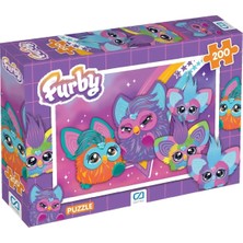 1001 Furby Lisanslı 200 Parça 33X48CM Çocuk Puzzle Yapboz Serisi