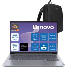 1001 Thinkbook 14 G7 Ryzen 5 7535HS 24GB 4tb SSD Amd Radeon 660M 14" Wuxga IPS 300NITS Freedos Taşınabi