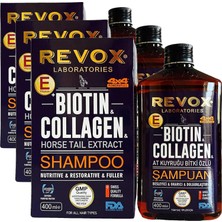 1001 Biotin & Collagen Şampuan, 400 ml (3 Paketi)